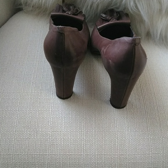 Roberto del Carlo brown leather shoe size 9 - Picture 5 of 8